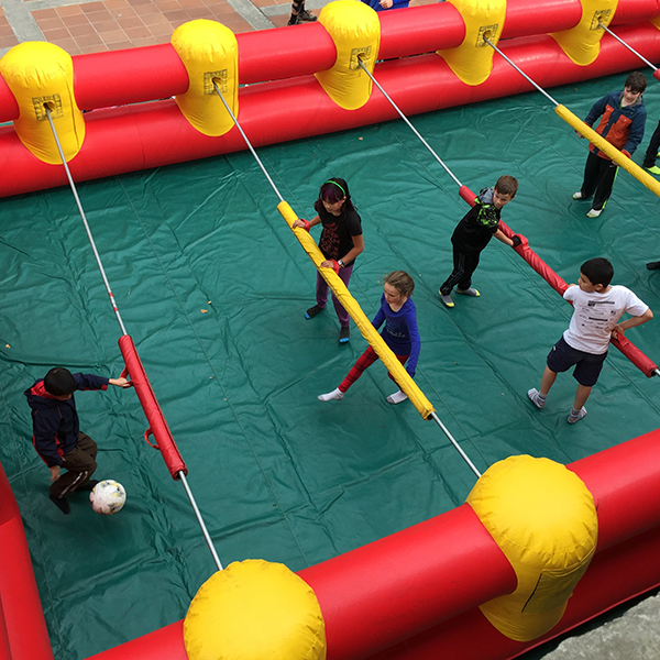 Human Foosball Water Zorb