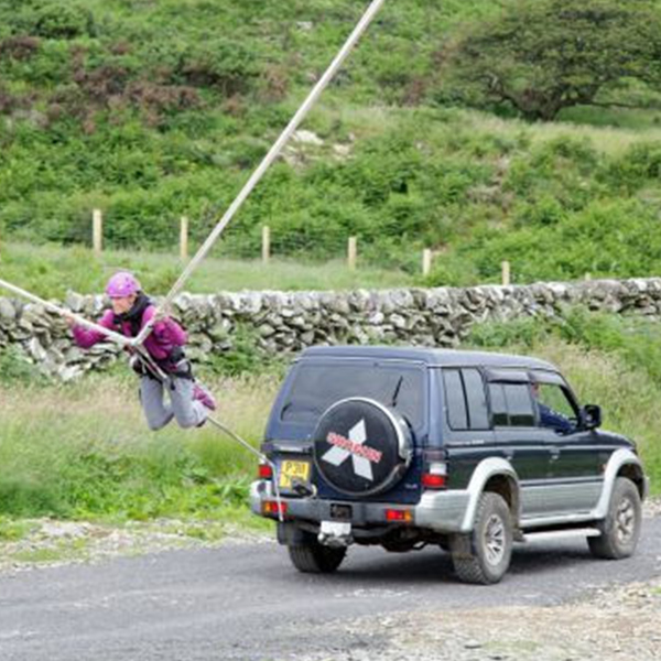 20' Banshee Bungee Human Slingshot Kit – Perfect For Snowboard, Skimboard, And Water Fun!